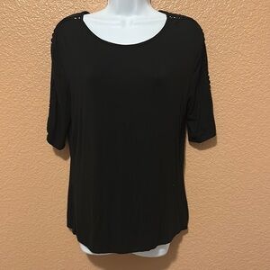 Elegant Black Women's Top